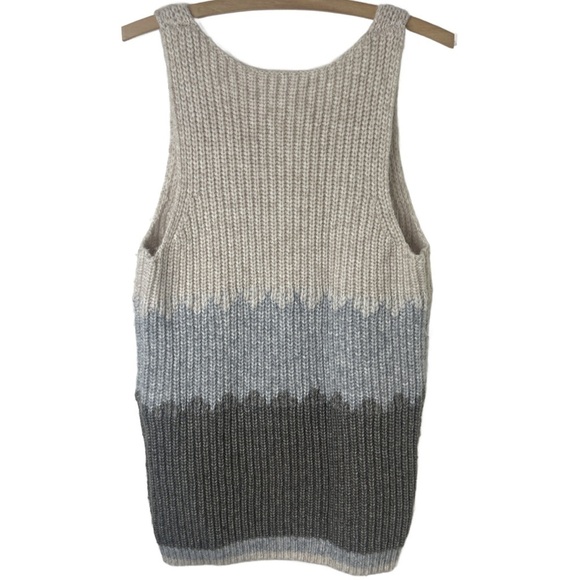 WILFRED FREE Karolin Knit Colorblock Sleeveless Knit Sweater Tunic Size Small - Picture 2 of 13